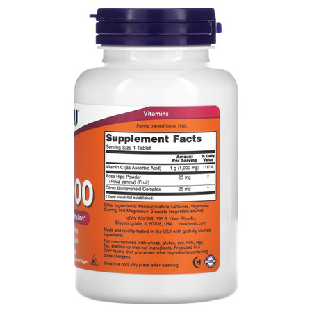 Vitamine C-1000 NOW Foods